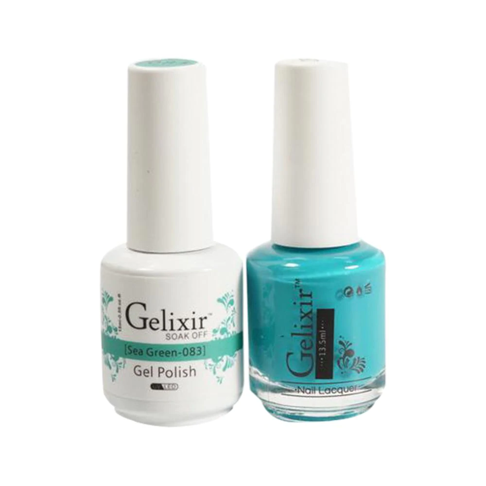 Gelixir_See_Green_083_Duo_Gel_Polish_Nail_Lacquer_Matching_1