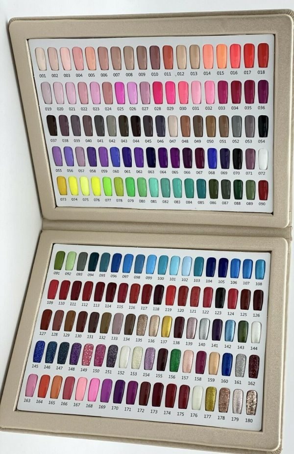 QT Color Book, 180 Colors, From 001 To 180