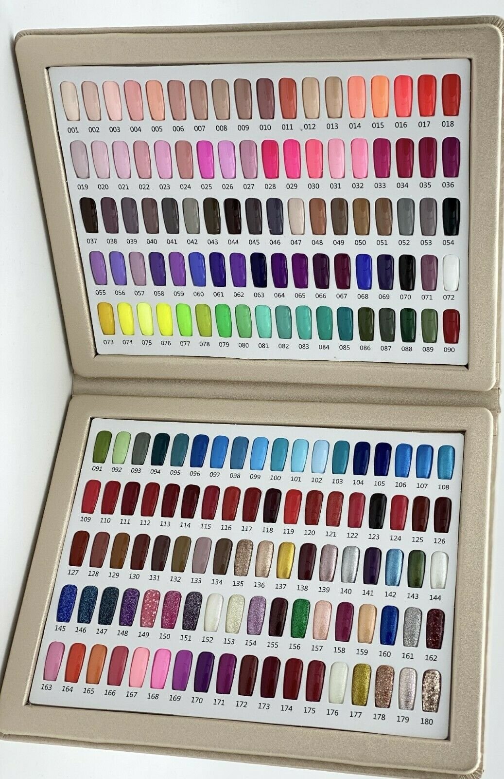 QT Color Book, 180 Colors, From 001 To 180